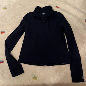 allbirds quarter zip up sweatshirt navy blue XS